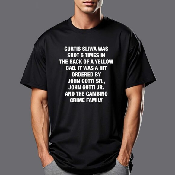 Preston L Tops - Curtis Sliwa Was Shot 5 Times In The Back Of A Yellow Cab Shirt 81